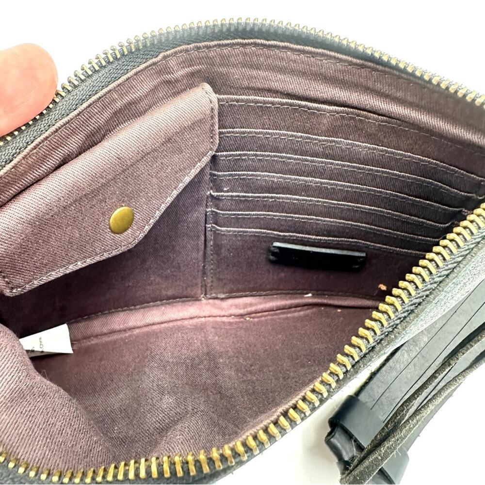 MADEWELL  women's  leather  wristlet clutch coin pouch  zipper closure - Picture 5 of 8